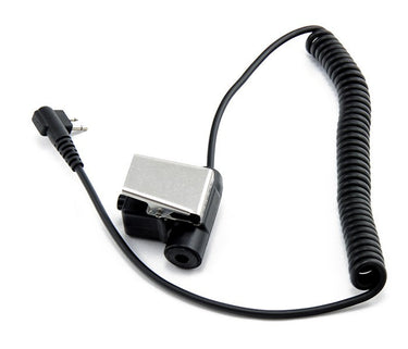 Motorola to IMSA Helmet Cable with Built-In Push To Talk (PTT)